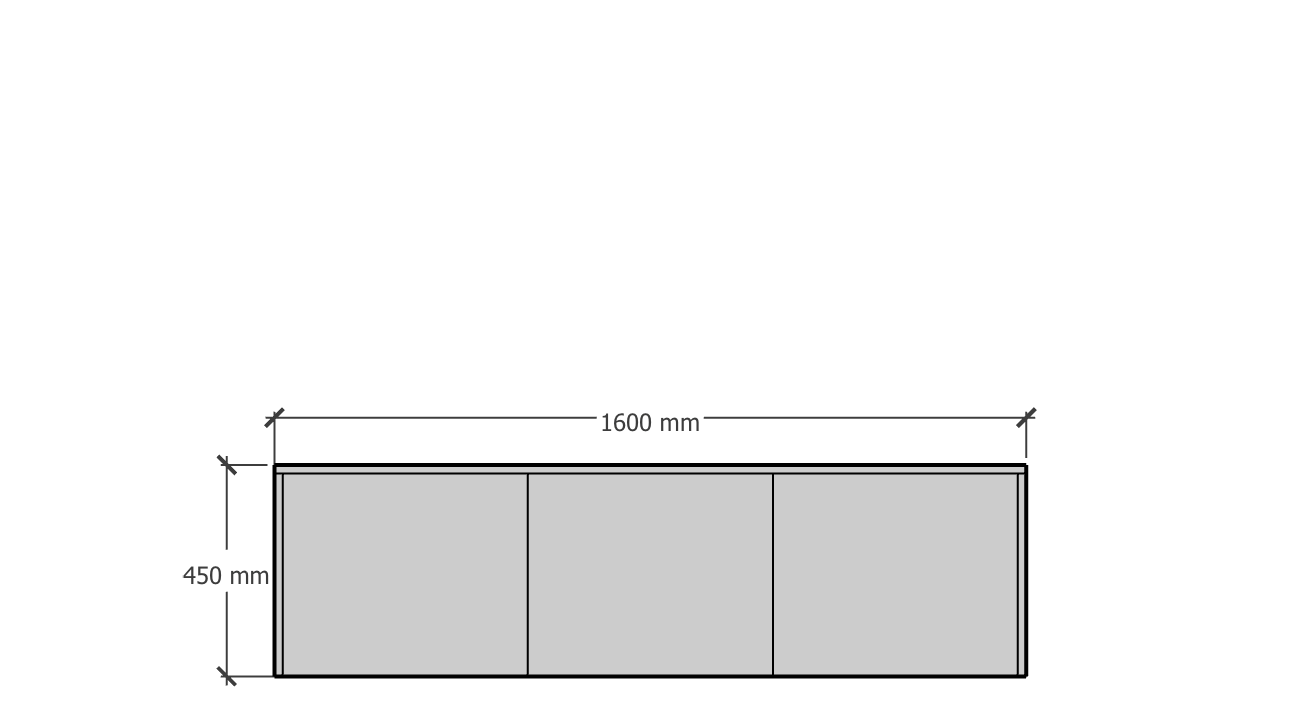 Modern serie 160 cm