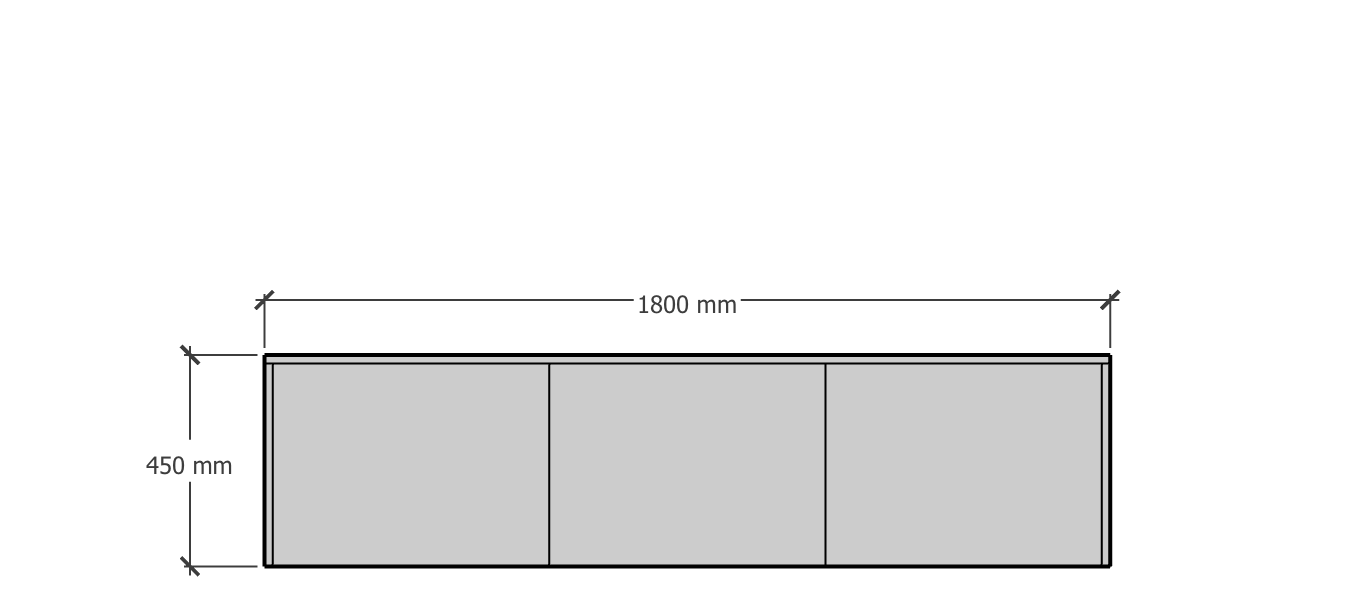 Modern serie 180 cm