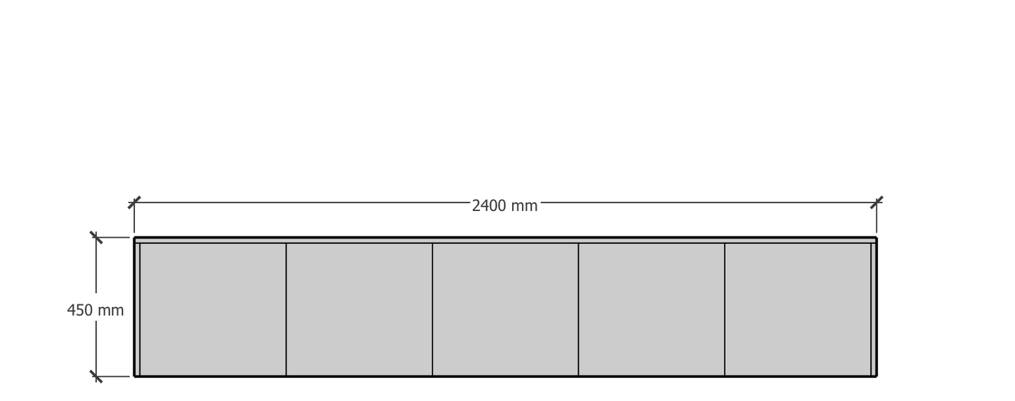 Modern serie 240 cm